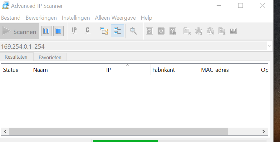 Geen ip gevonden